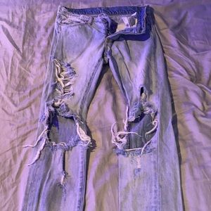 mnml distressed jeans